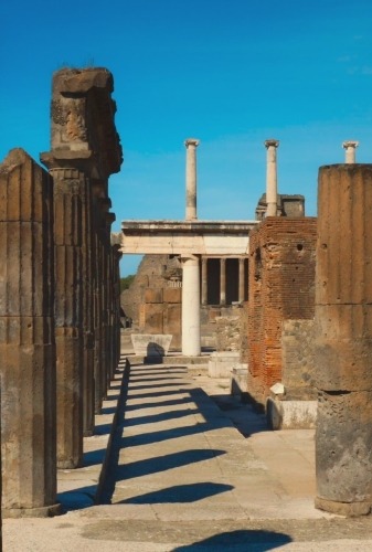 Affisch för Pompeji - syndens stad