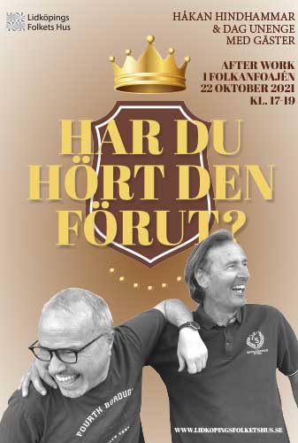 Affisch för AW i foajén: Har du hört den förut?