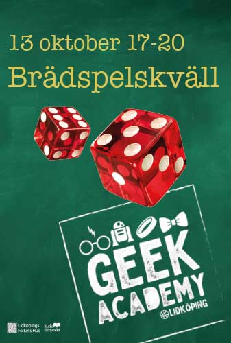 Affisch för Geek Academy: Brädspelskväll