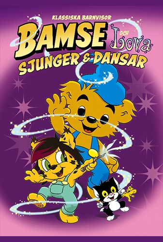 Affisch för Bamse & Lova sjunger och dansar
