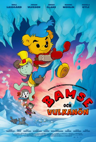 Affisch för Bamse och vulkanön