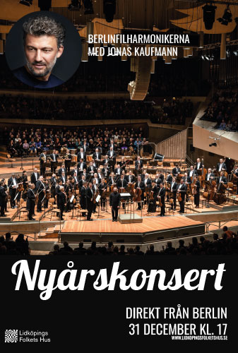 Affisch för Nyårskonsert med Berlinfilharmonikerna