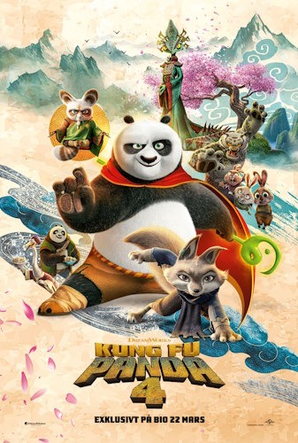 Affisch för Kung Fu Panda 4 (sv.)