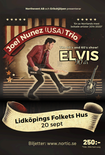 Elvis 90 år - Joel Nunez (USA) Trio