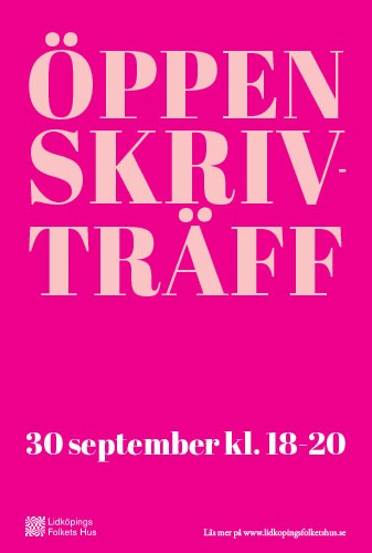 Affisch för Öppen skrivträff