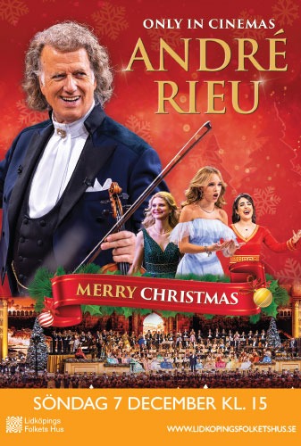 Affisch för André Rieus julkonsert 2025