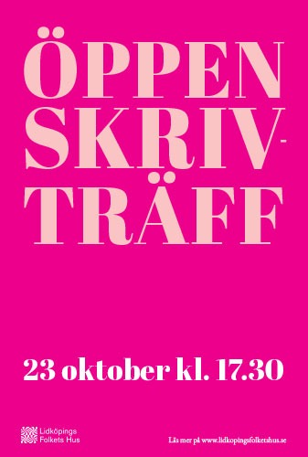 Affisch för Öppen skrivträff