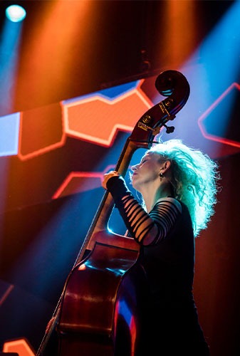 Affisch för Jazz på folkan: Mingo Rajandi