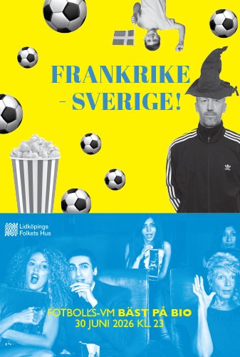 Affisch för Fotbolls-VM: Frankrike-Sverige