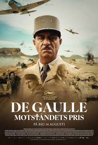Affisch för De Gaulle - motståndets pris
