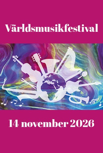 Affisch för Världsmusikfestival