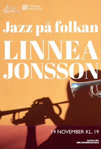 Affisch för Jazz på folkan: Linnea Jonsson